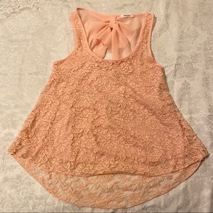 Lace sleeveless top